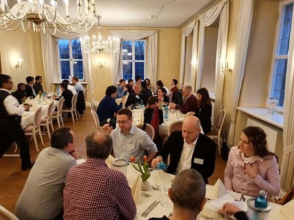 Guests and FRASCAL members at the conference dinner (Image: A. Dakkouri-Baldauf)